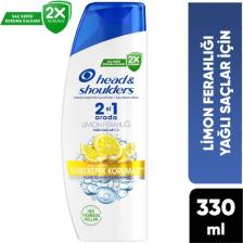Head & Shoulders Limon Ferahlığı Kepek Karşıtı yağlı saçlar Günlük Kullanım 330ML Şampuan