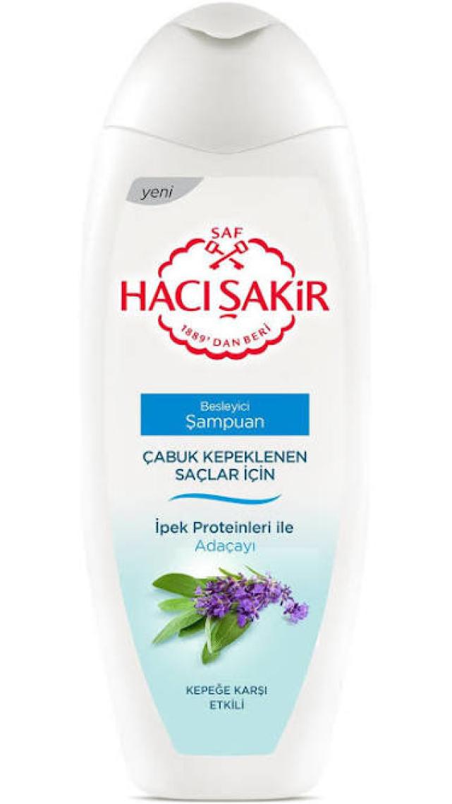 Hacı Şakir Şampuan Adaçayı-Kepek 500 ml
