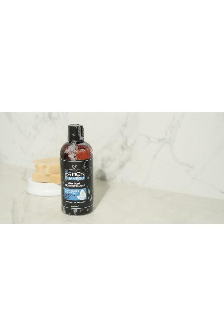 Kepek Önleyici Ve Dökülme Karşıtı Magnezyum, Çinko Içeren Mentollü Erkek Şampuanı 400 ml