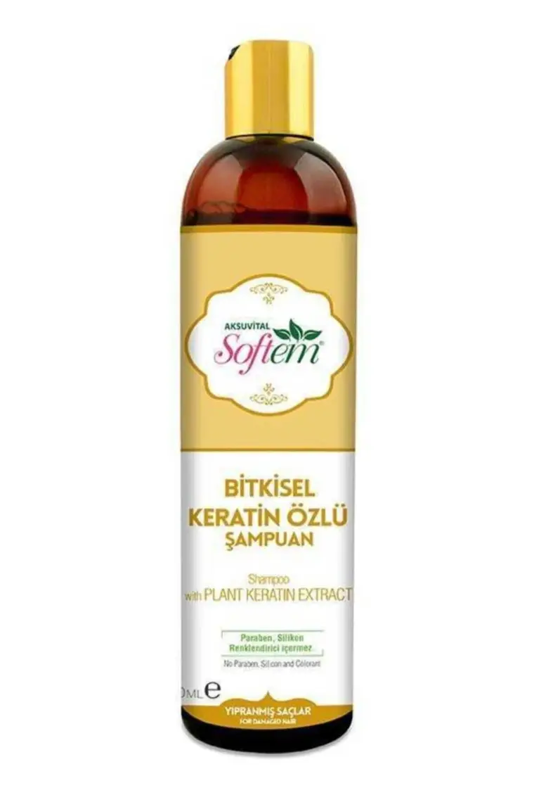 Softem Bitkisel Keratin Özlü Şampuan- Yıpranmış Saçlar İçin 400 ml