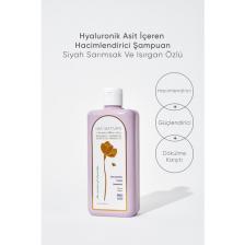 IVA NATURA Organik İçin Hyaluronik Asit İçeren Hacim Veren Günlük Şampuan Kekik Bitkisi Özlü 350 ML