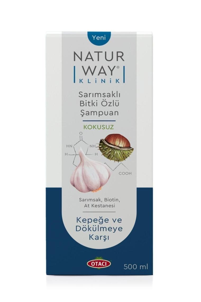 Otacı Naturway Klinik Sarımsaklı Kepeğe ve Saç Dökülmesine Karşı Şampuan 300 ml