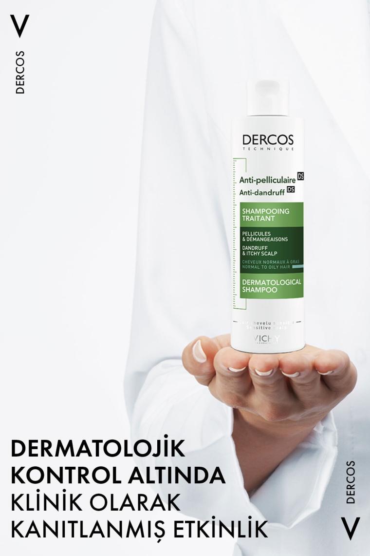 Vichy Dercos Anti Dandruff Kepek Karşıtı Şampuan Normal ve Yağlı Saçlar 200 ml