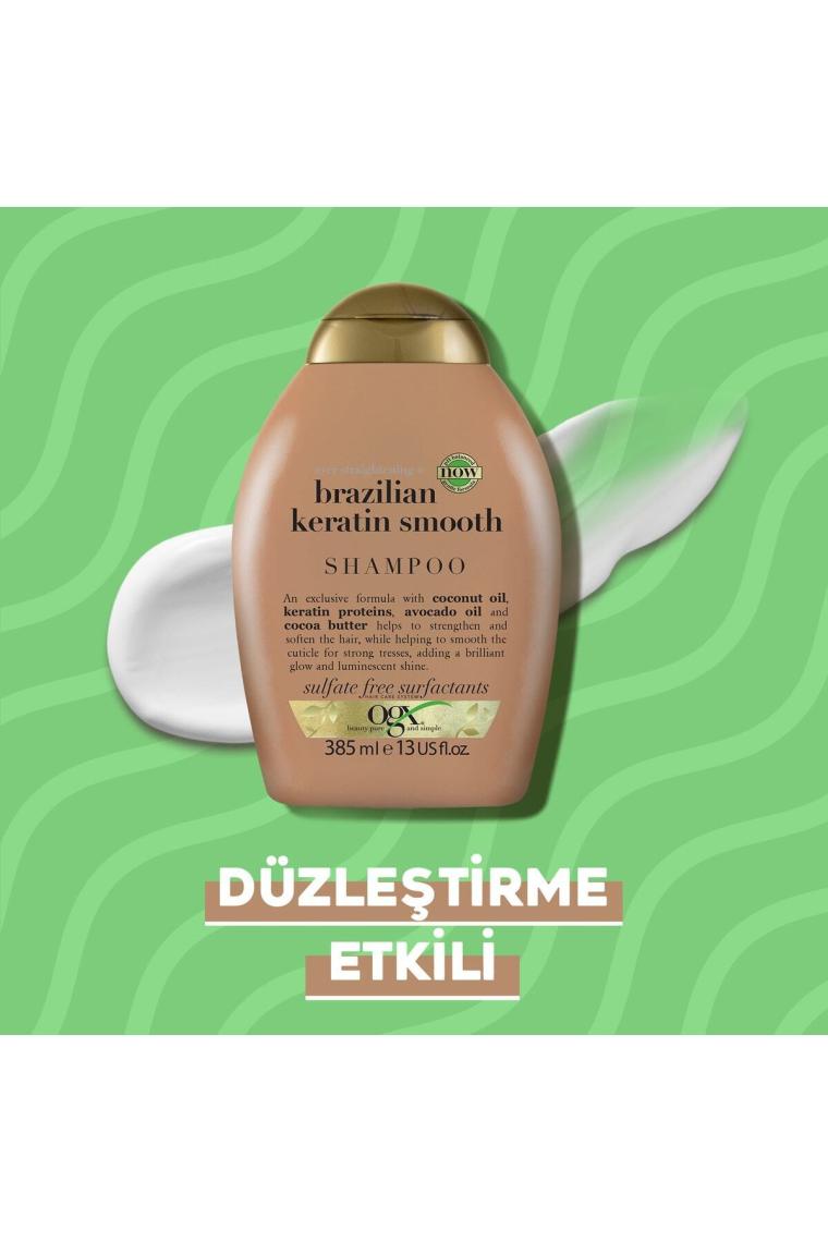Düzleştirici Brazilian Keratin Smooth Sülfatsız Şampuan 385 ml