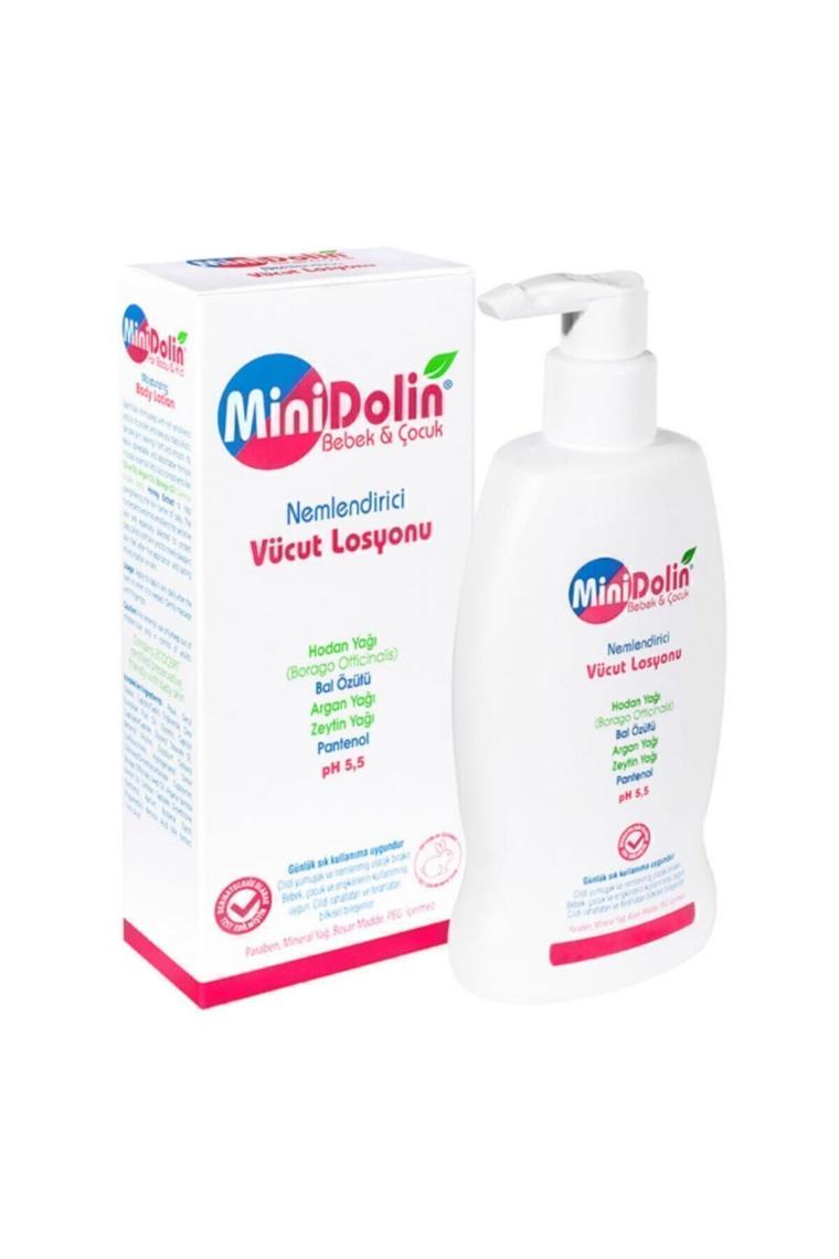 Minidolin Bebek Saç Ve Vücut Şampuanı 250 ml Minidolin Nemlendirici Vücut Losyonu 250 ml