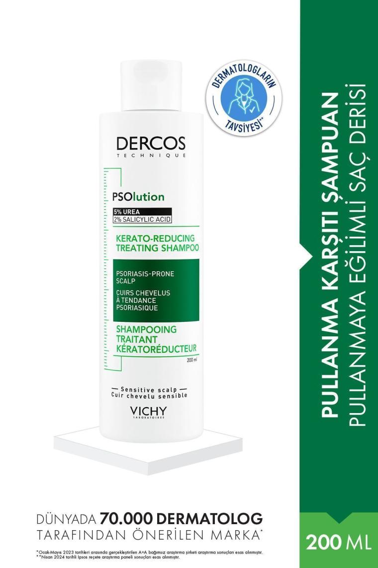 Dercos Psolution Pullanmaya Karşı Bakım Şampuanı 200 ml