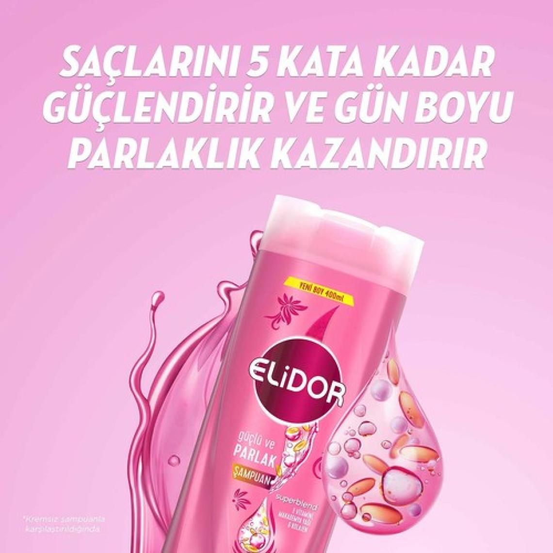 Elidor Superblend Güçlü ve Parlak Şampuan 400 ml