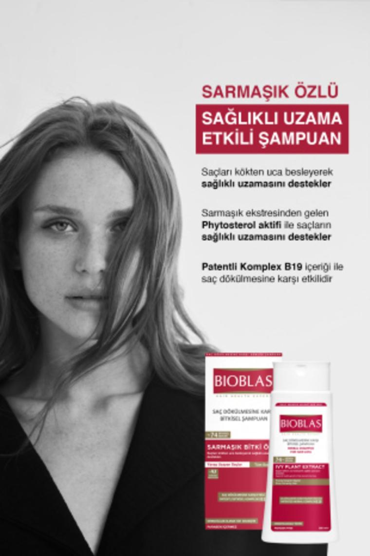 Saç Dökülmesine Karşı Yavaş Uzayan Saçlar İçin Şampuan 360 Ml Sarmaşık Özlü