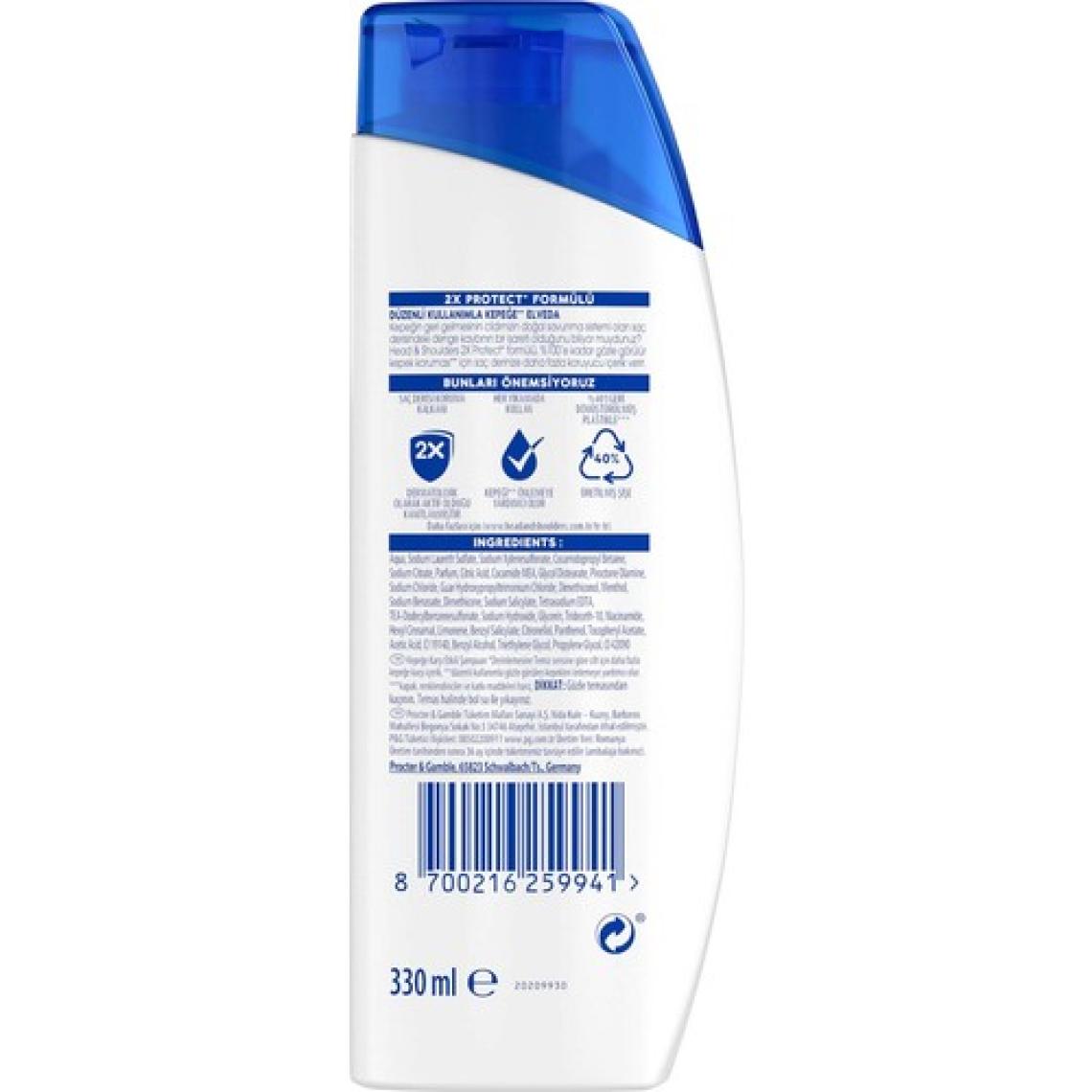 Head & Shoulders Limon Ferahlığı Kepek Karşıtı yağlı saçlar için Günlük Kullanım 330ML Şampuan