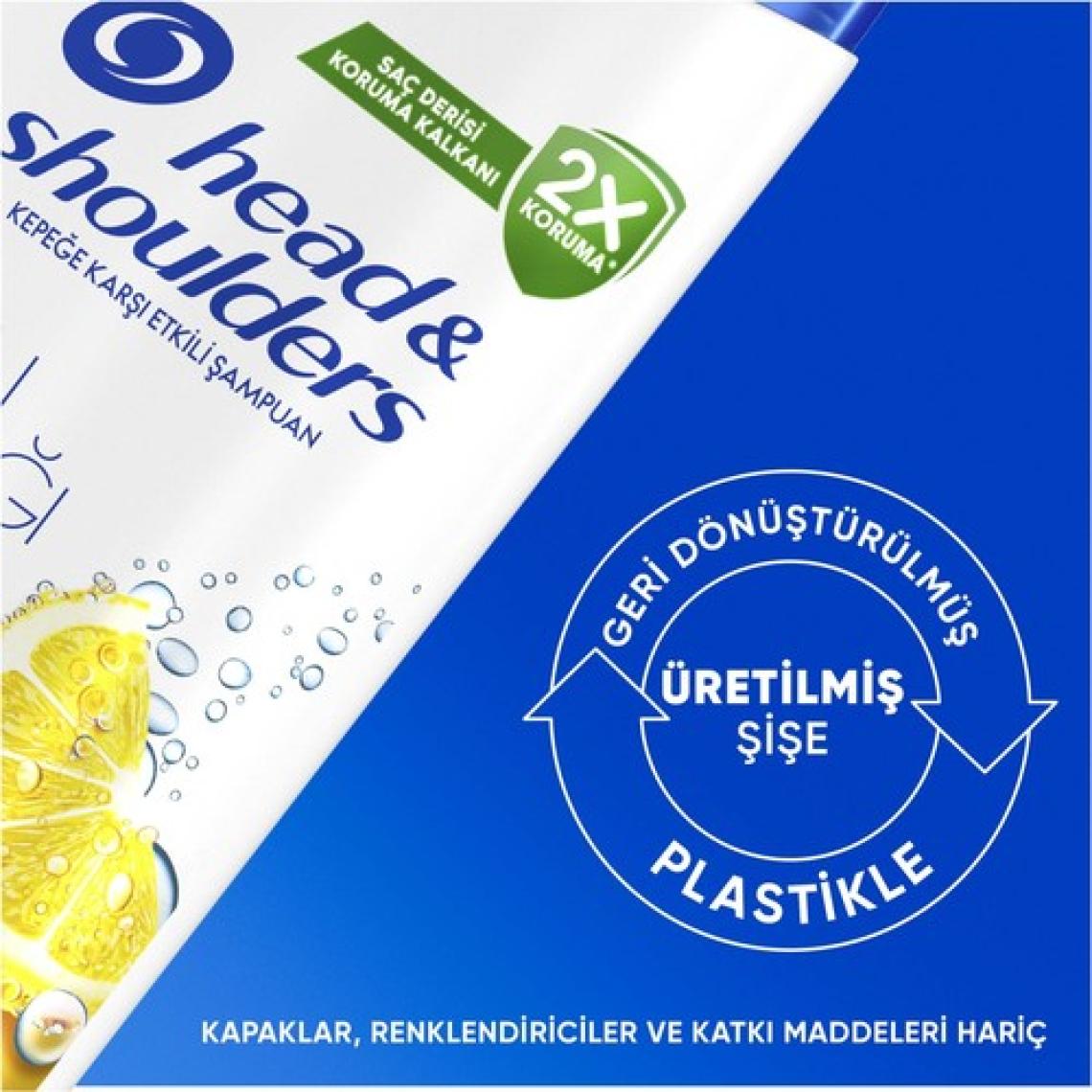 Head & Shoulders Limon Ferahlığı Kepek Karşıtı yağlı saçlar için Günlük Kullanım 330ML Şampuan