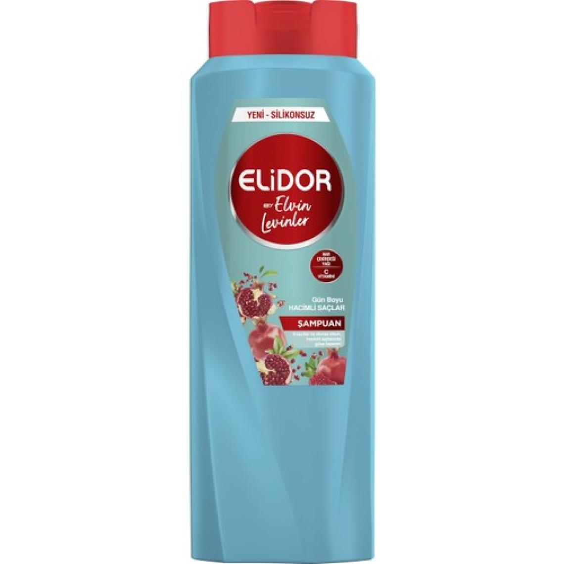 Elidor Gün Boyu Hacimli Saçlar Nar Çekirdeği Yağı Özlü Saç Bakım Şampuanı by Elvin Levinler 650 Ml