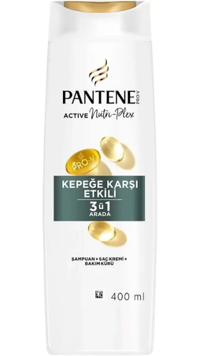 Pantene Kepek Karsıtı 3'ü 1 Arada Şampuan 400Ml