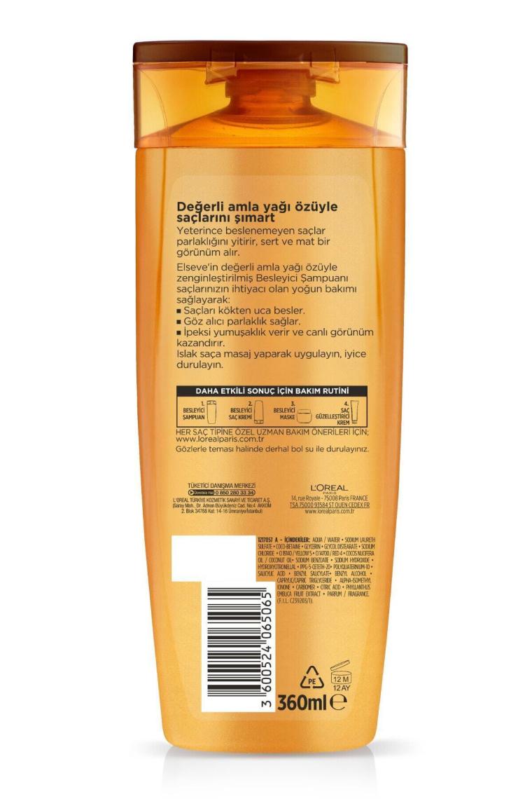 L'oréal Paris Mucizevi Yağ Besleyici Bakım Şampuanı 360 ml