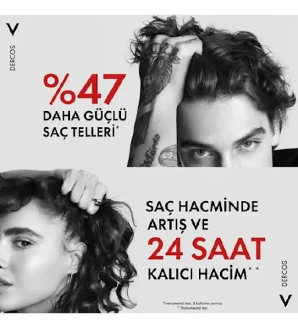 Vichy Dercos Energisant Şampuan 400 ml x 2 Adet