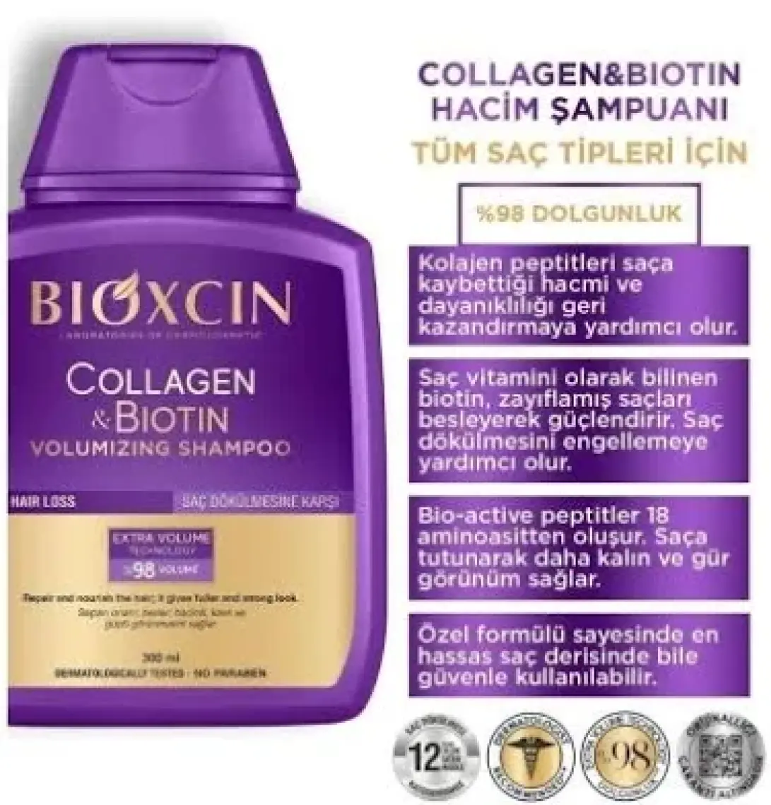 Bioxcin Keratin & Argan Onarıcı Şampuan 300 ml - Yıpranmış ve Hasar Görmüş Saçlar 2 Li Avantaj Seti