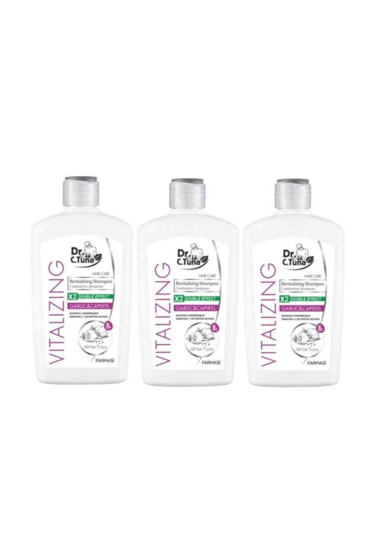 Dr.c.Tuna Vıtalızıng Sarımsaklı Şampuan 500 ml 3 Adet