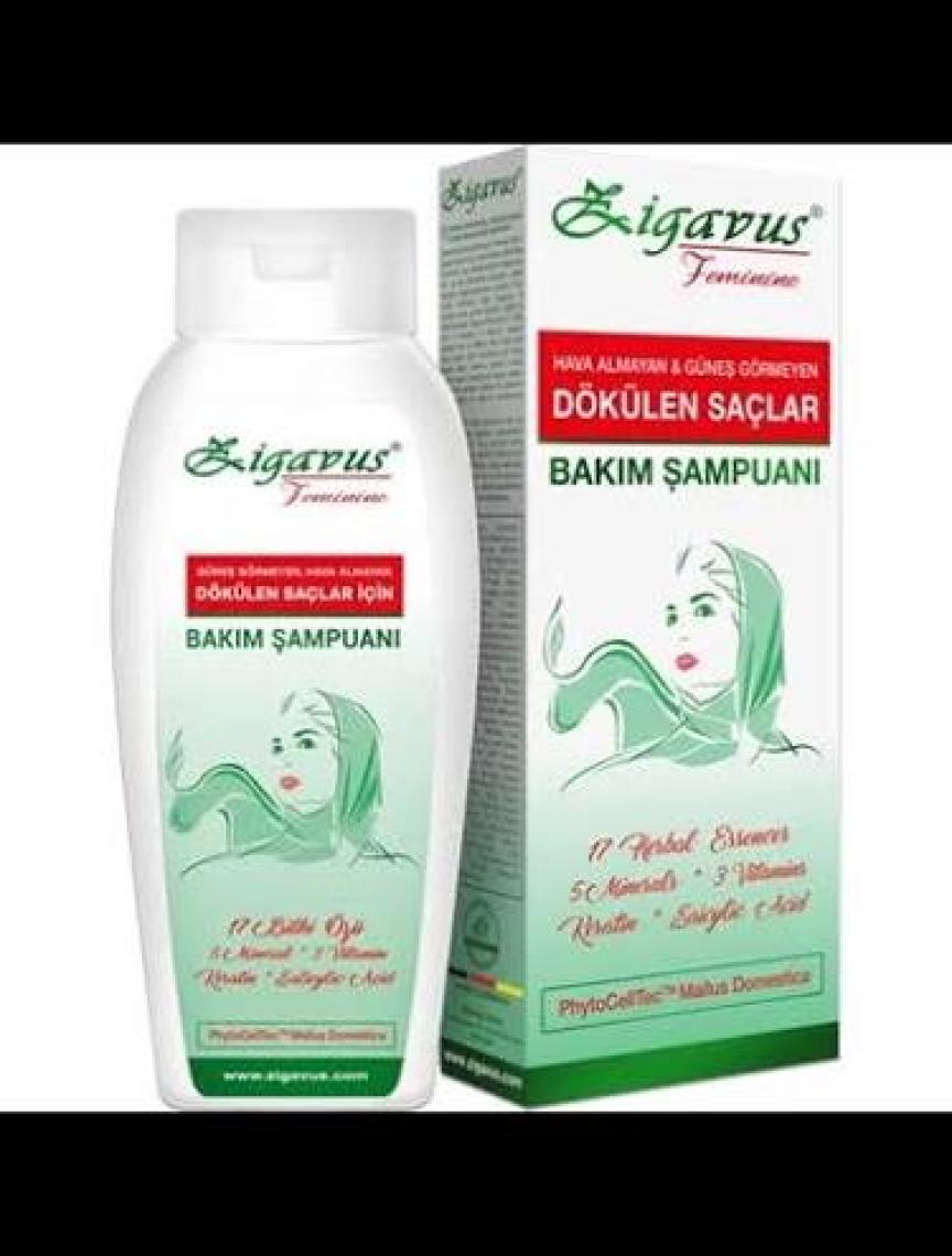 Zigavus Güneş Görmeyen Hava Almayan Saçlar İçin Şampuan 250  ml