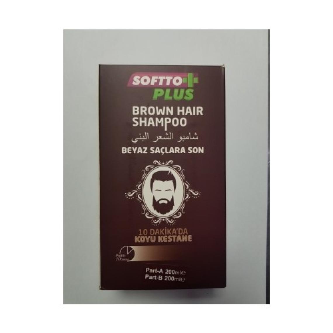 Softto Plus Beyaz Saçlar Için Şampuan Koyu Kestane