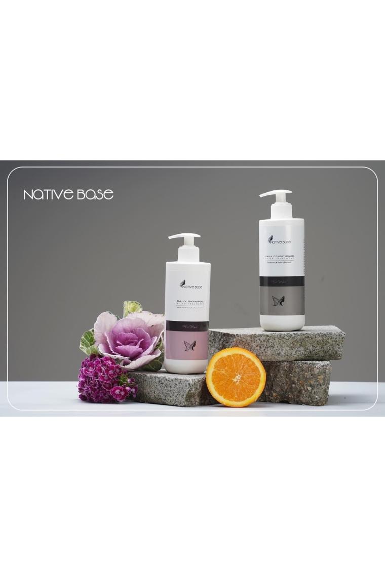 Native Base Keratin Şampuan 500 ml + Krem 500 ml