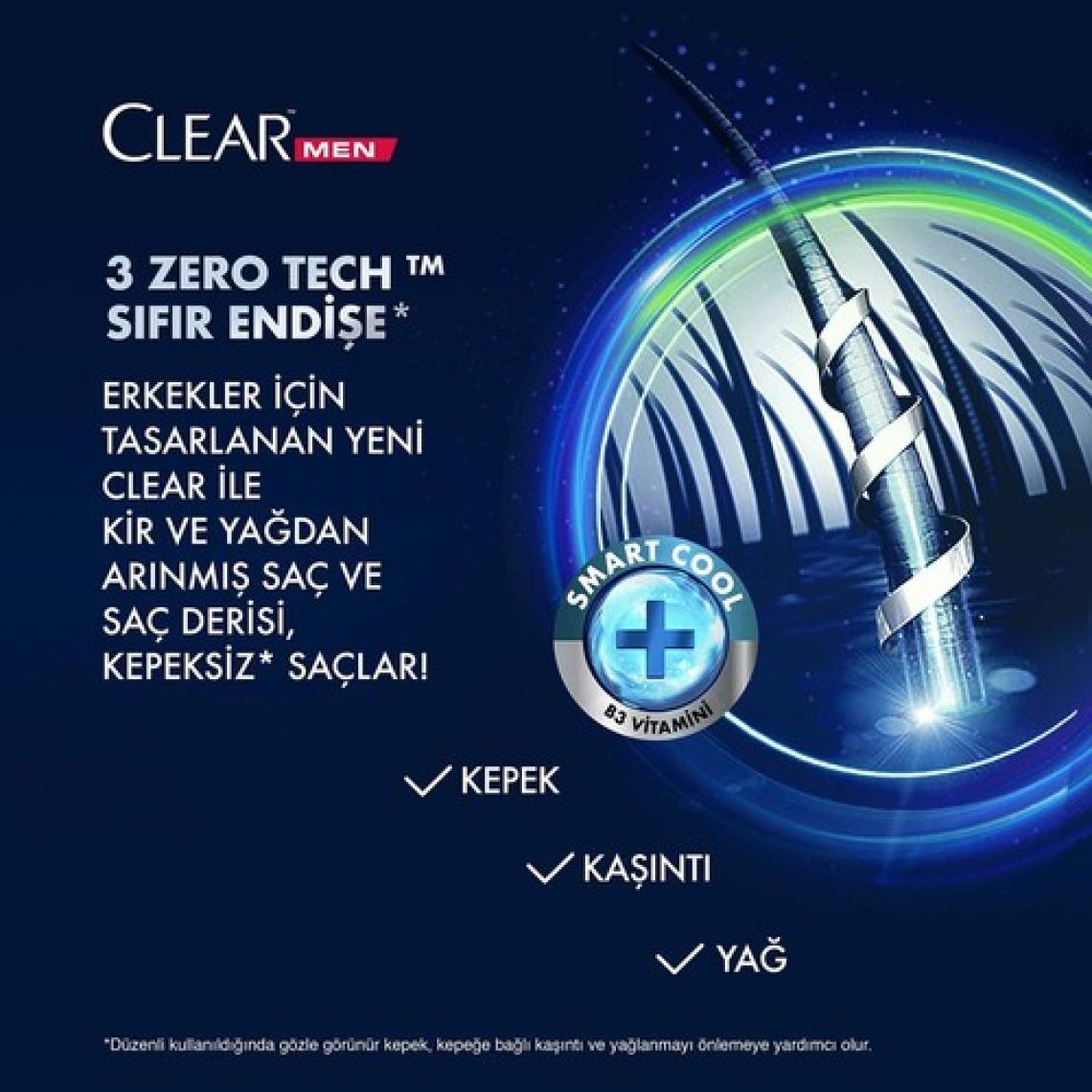 Clear Men Kömür İle Yoğun Arındırıcı Şampuan 350 ml