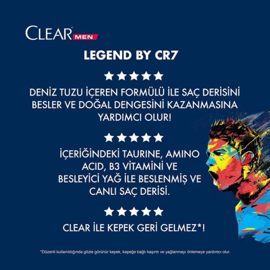 Clear Men Legend by Crtistiano Ronaldo Şampuan 350 ml