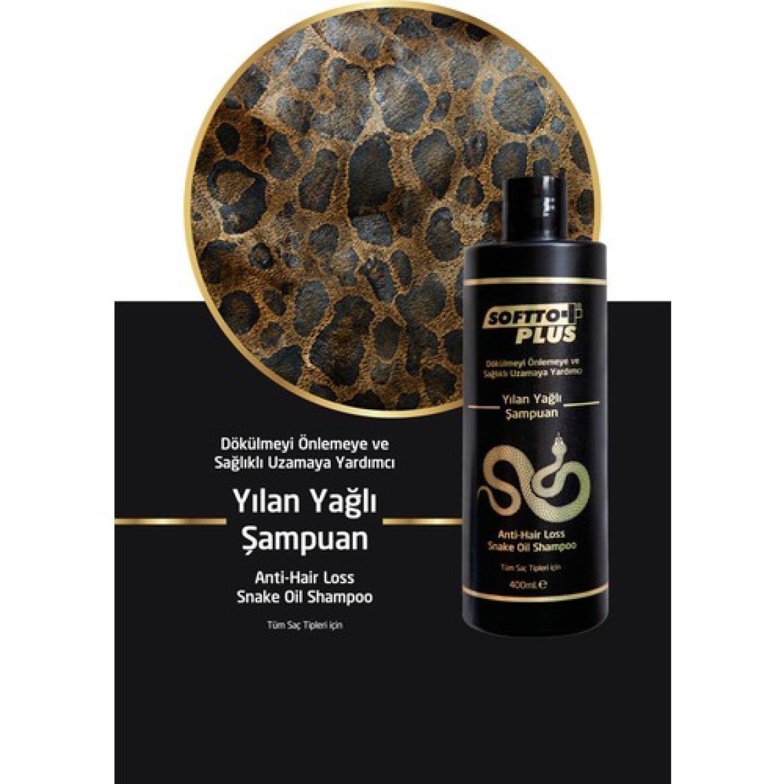 Softto Plus Yılan Yağlı Şampuan,  Şampuan, 400 ml