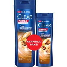 Clear Men Kepeğe Karşı Etkili Şampuan Kahve Çekirdeği Özü 350 ml + 180 ml