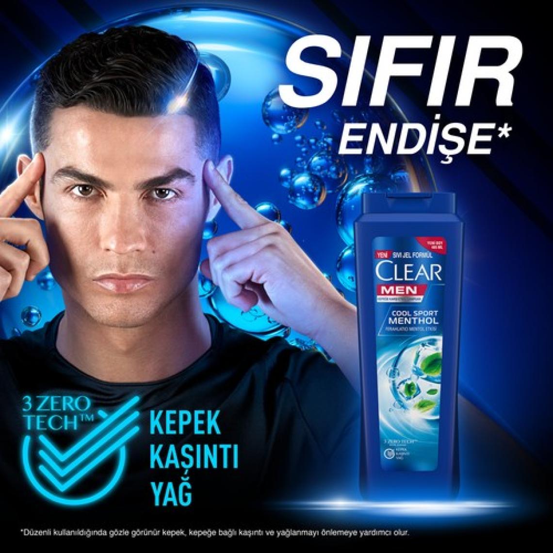 Clear Men Cool Sport Menthol Kepeğe Karşı Şampuan 325 ml