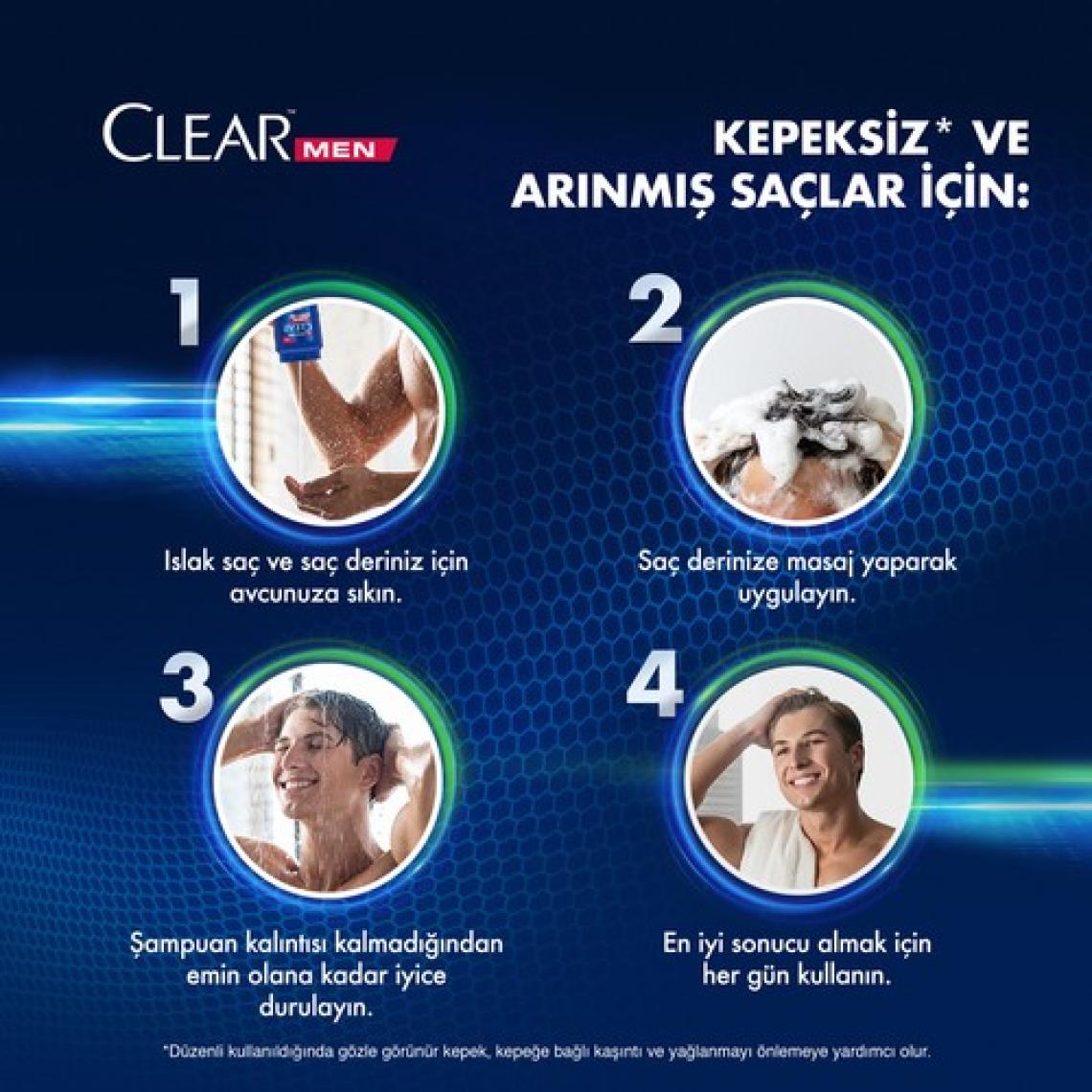 Clear Men Cool Sport Menthol Kepeğe Karşı Şampuan 325 ml