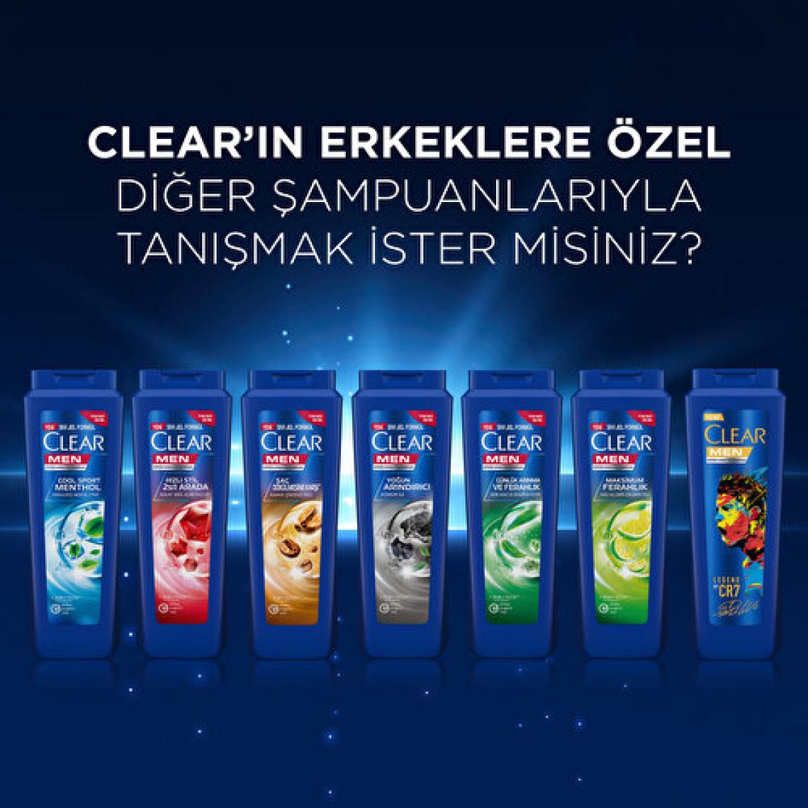 Clear Men Cool Sport Menthol Kepeğe Karşı Şampuan 325 ml