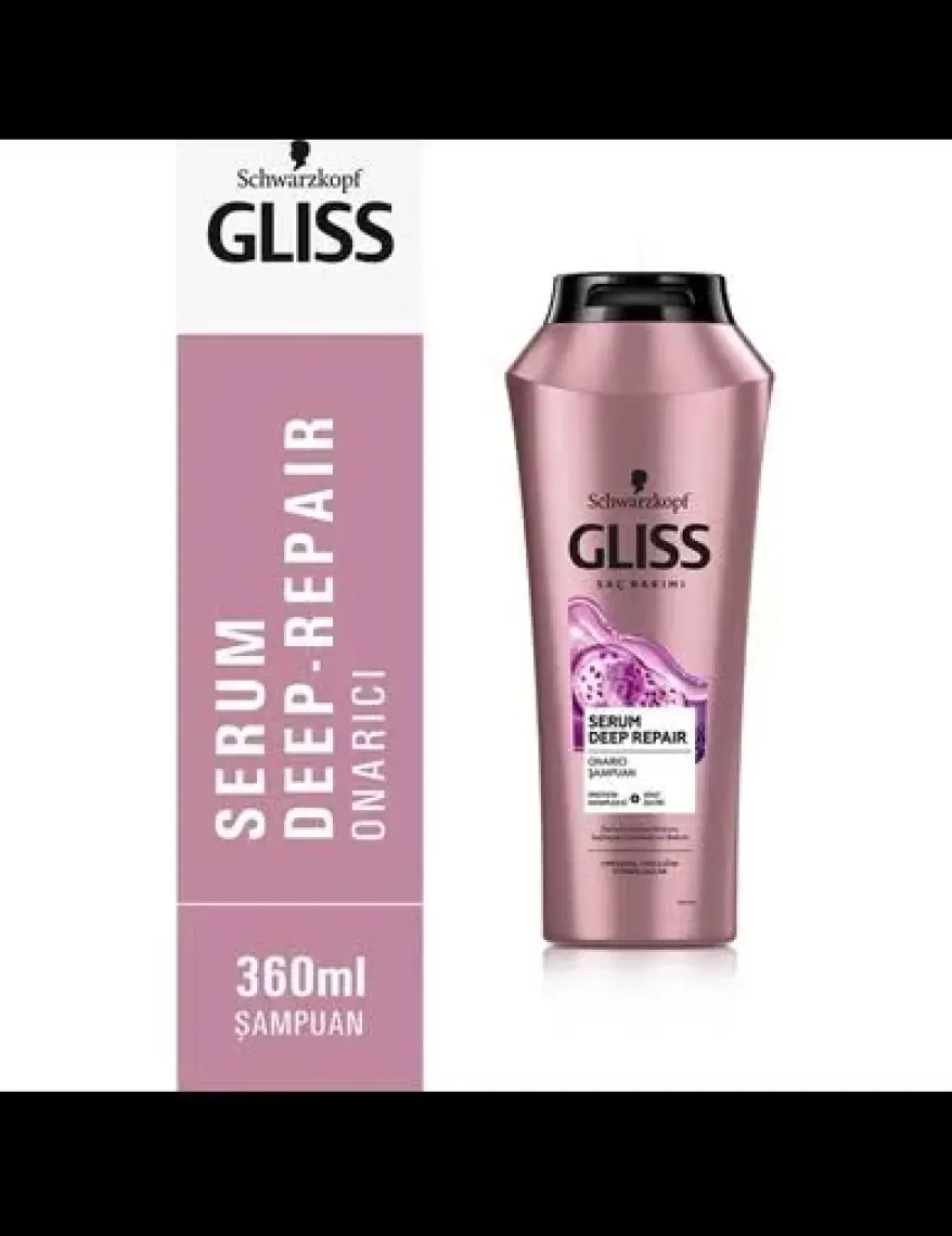 Schwarzkopf Gliss Serum Deep Repair Onarıcı Şampuan 400 Ml