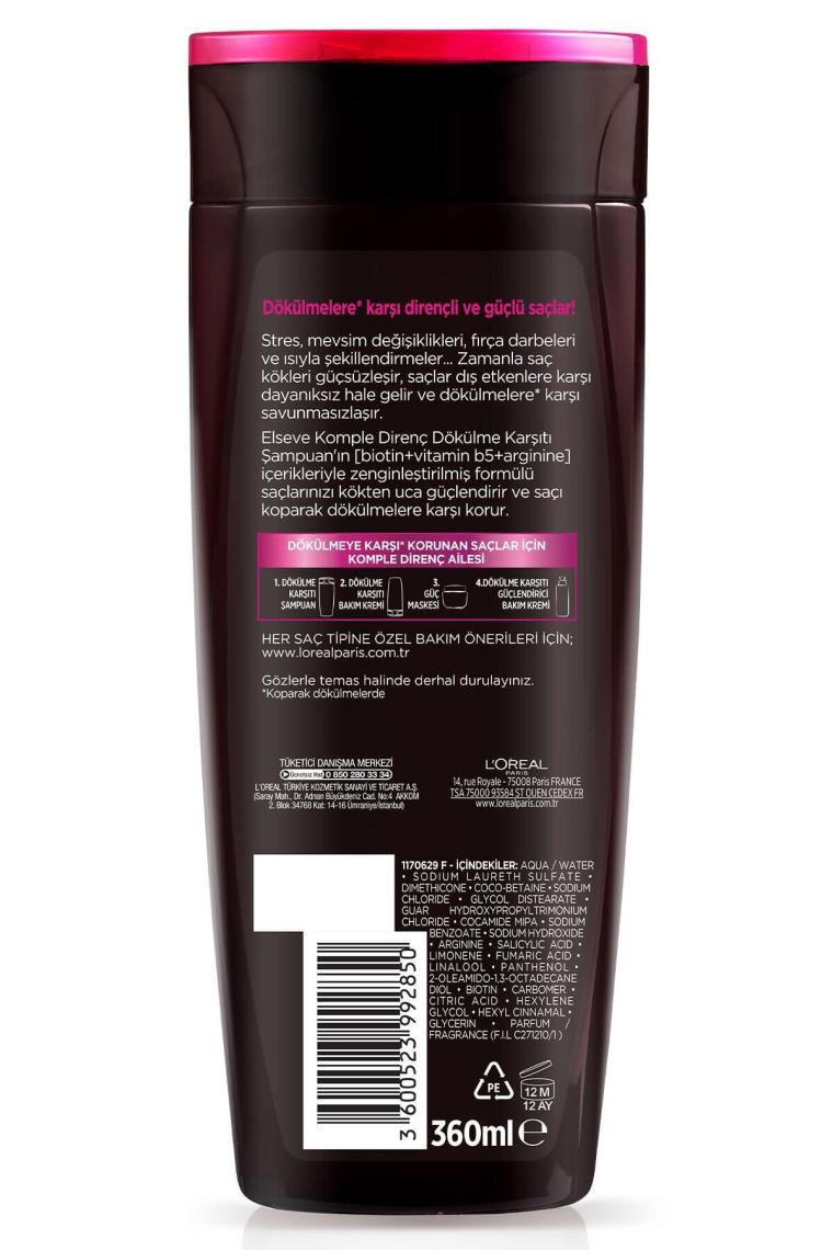 Loreal Elseve Arginine Direnç X3 360 ml Şampuan