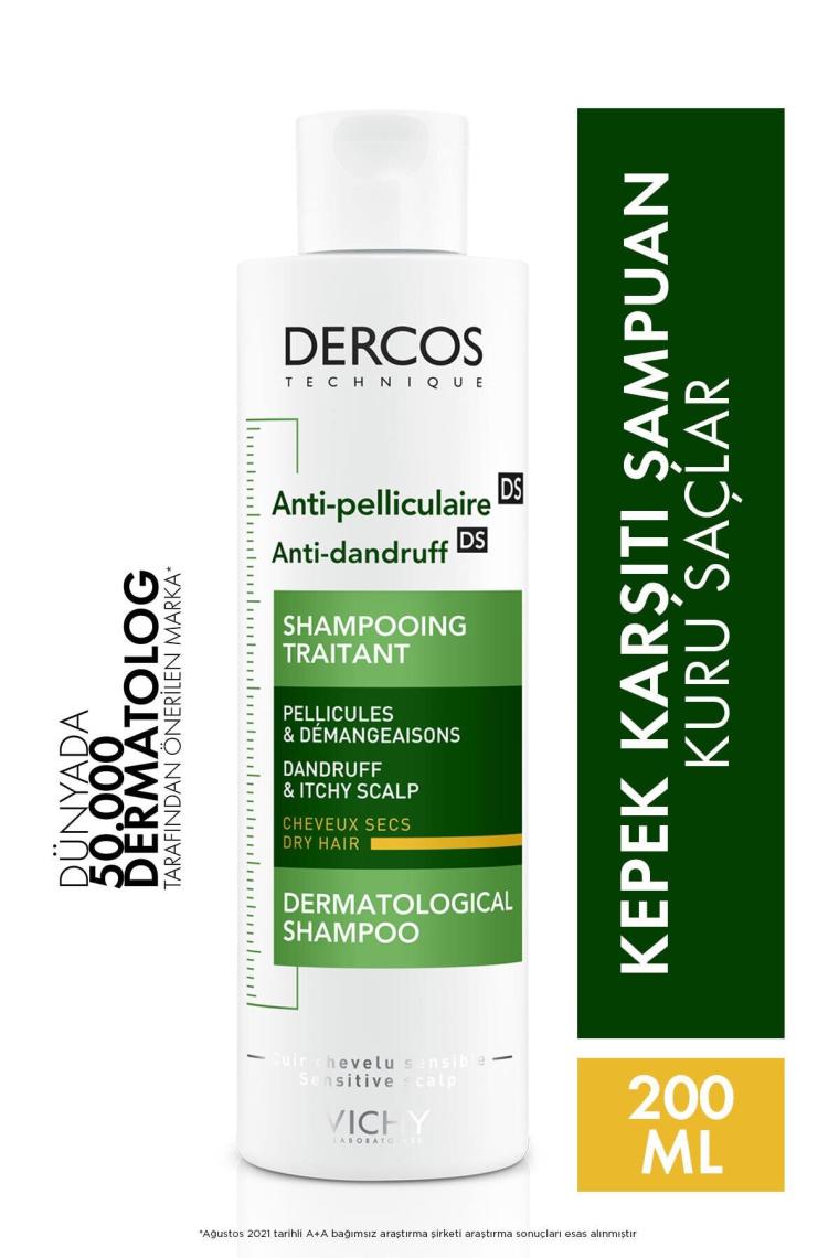 Vichy Dercos Anti Dandruff Kepek Karşıtı Şampuan Kuru Saçlar 200 ml