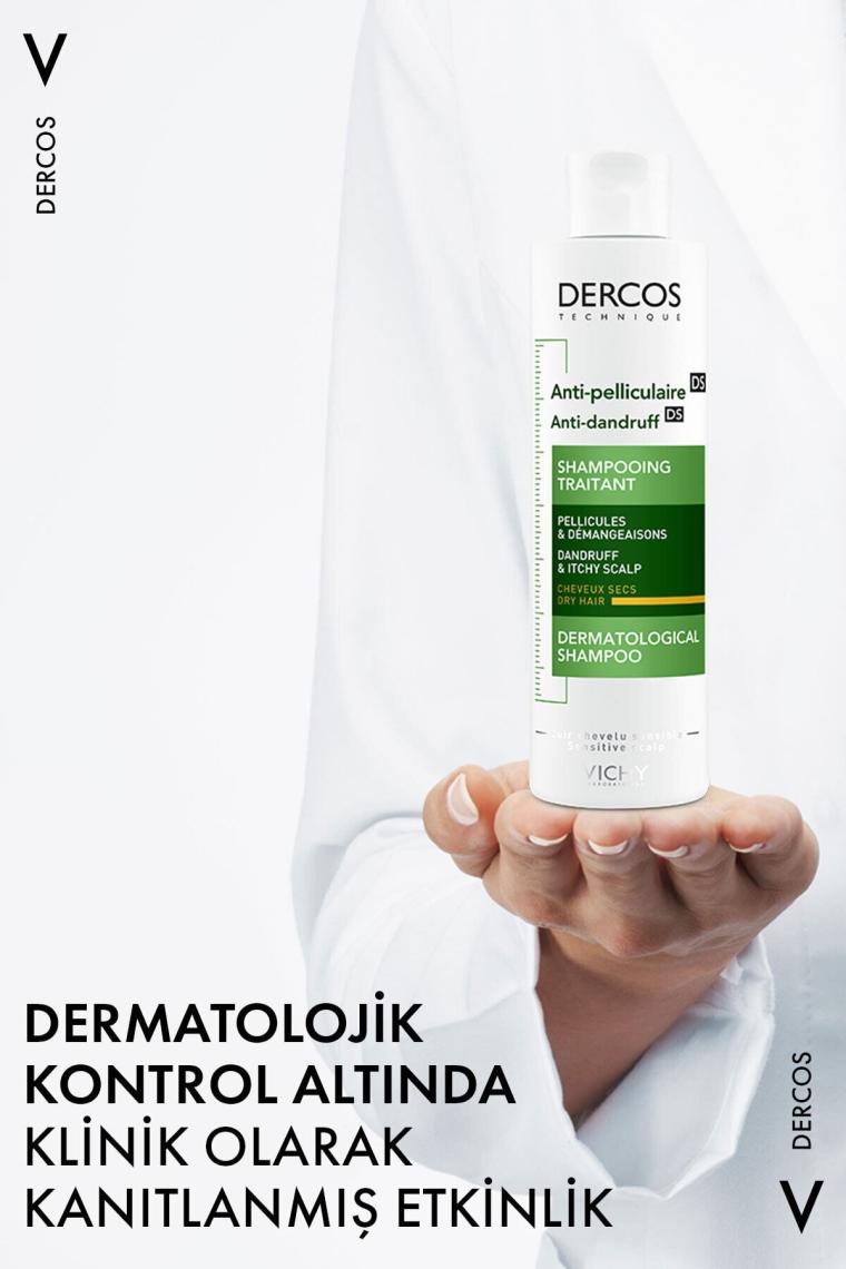 Vichy Dercos Anti Dandruff Kepek Karşıtı Şampuan Kuru Saçlar 200 ml