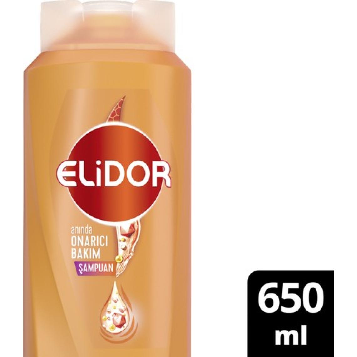 Elidor Onarıcı Bakım Şampuan 650 ml ve Onarıcı Bakım Kremi 200 ml