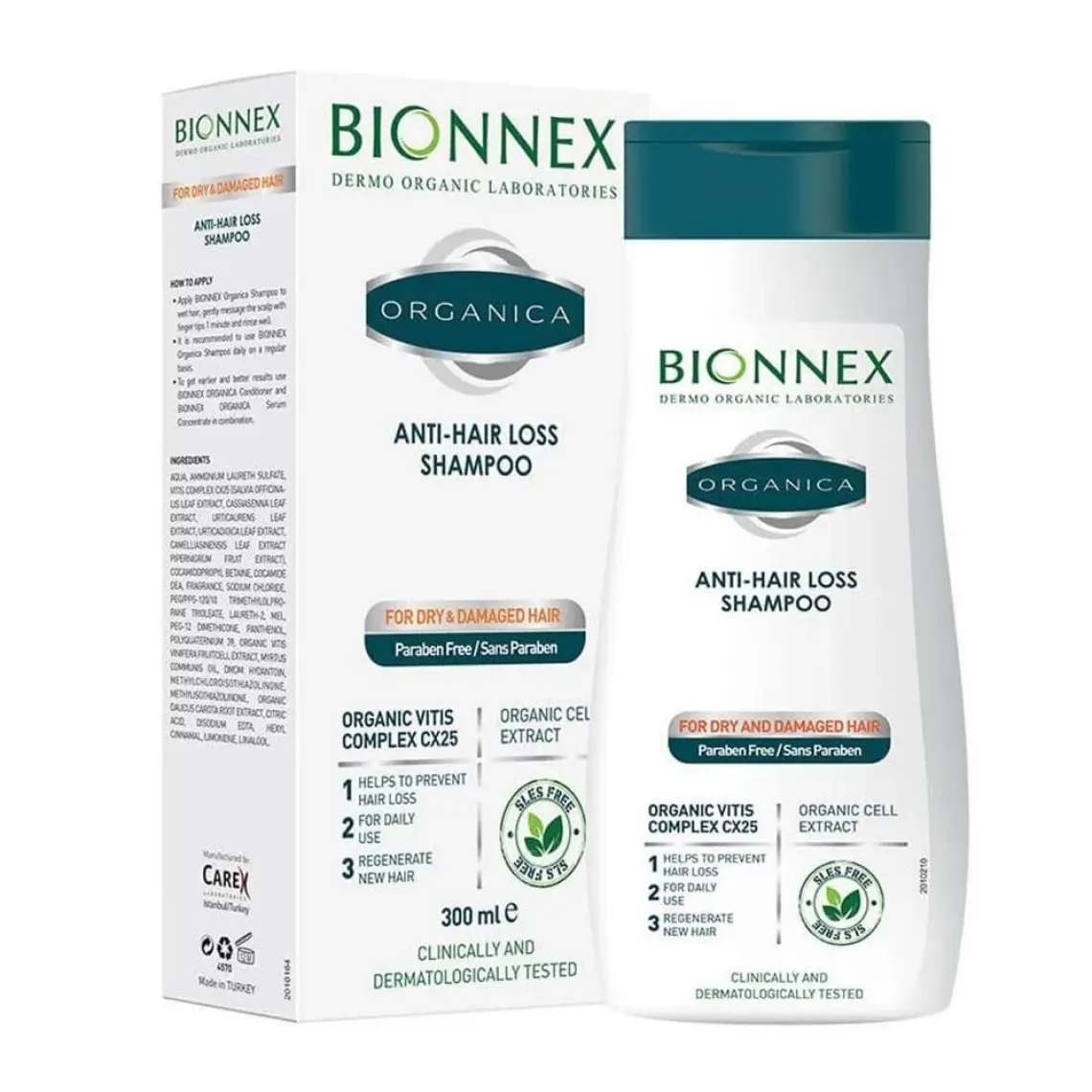 Bionnex Organica Bakım Şampuanı Kuru Saçlar 300ml