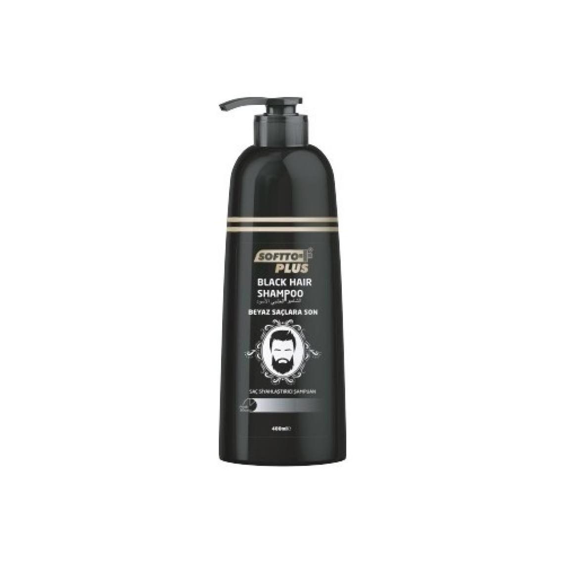 Softto Plus Saç Siyahlaştırıcı Doğal Görünüm Veren Black Hair Şampuan 350 Ml