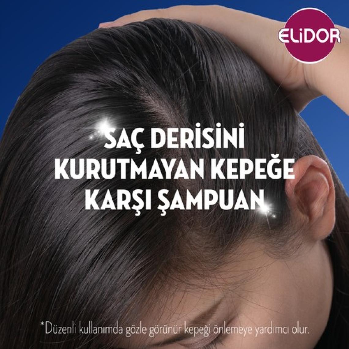 Elidor Superblend 2'si 1 Arada Sampuan ve Saç Bakım Kremi Kepeğe Karşı Etkili 650 ML