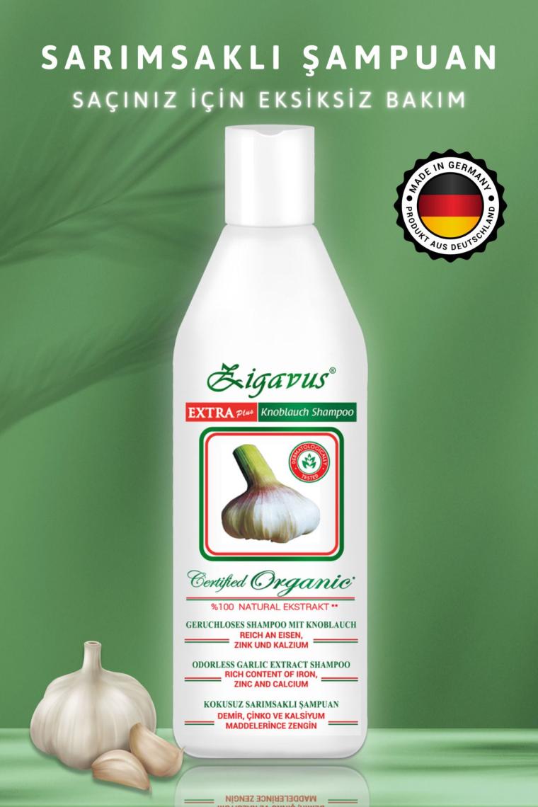 Zigavus Extra Plus Sarımsaklı Saç Dökülmesine Karşı Şampuan 250 ml