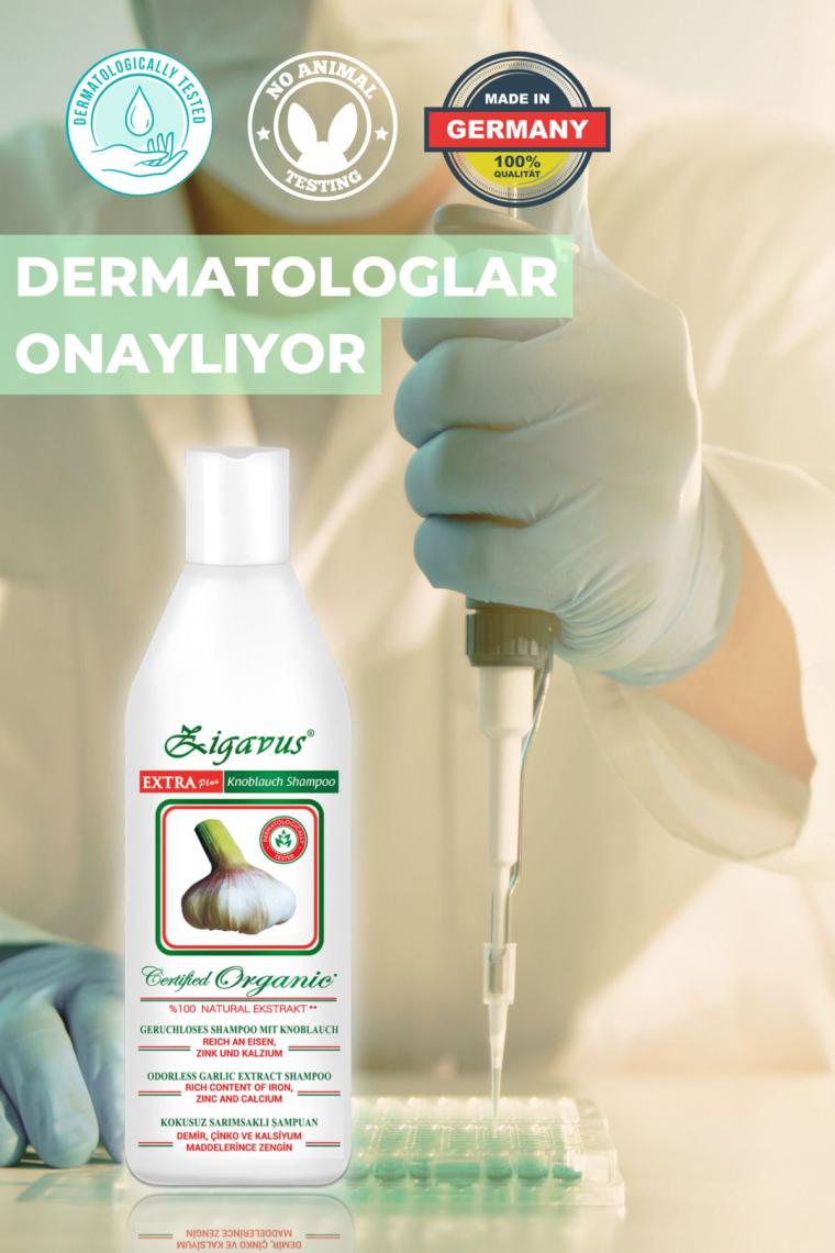 Zigavus Extra Plus Sarımsaklı Saç Dökülmesine Karşı Şampuan 250 ml