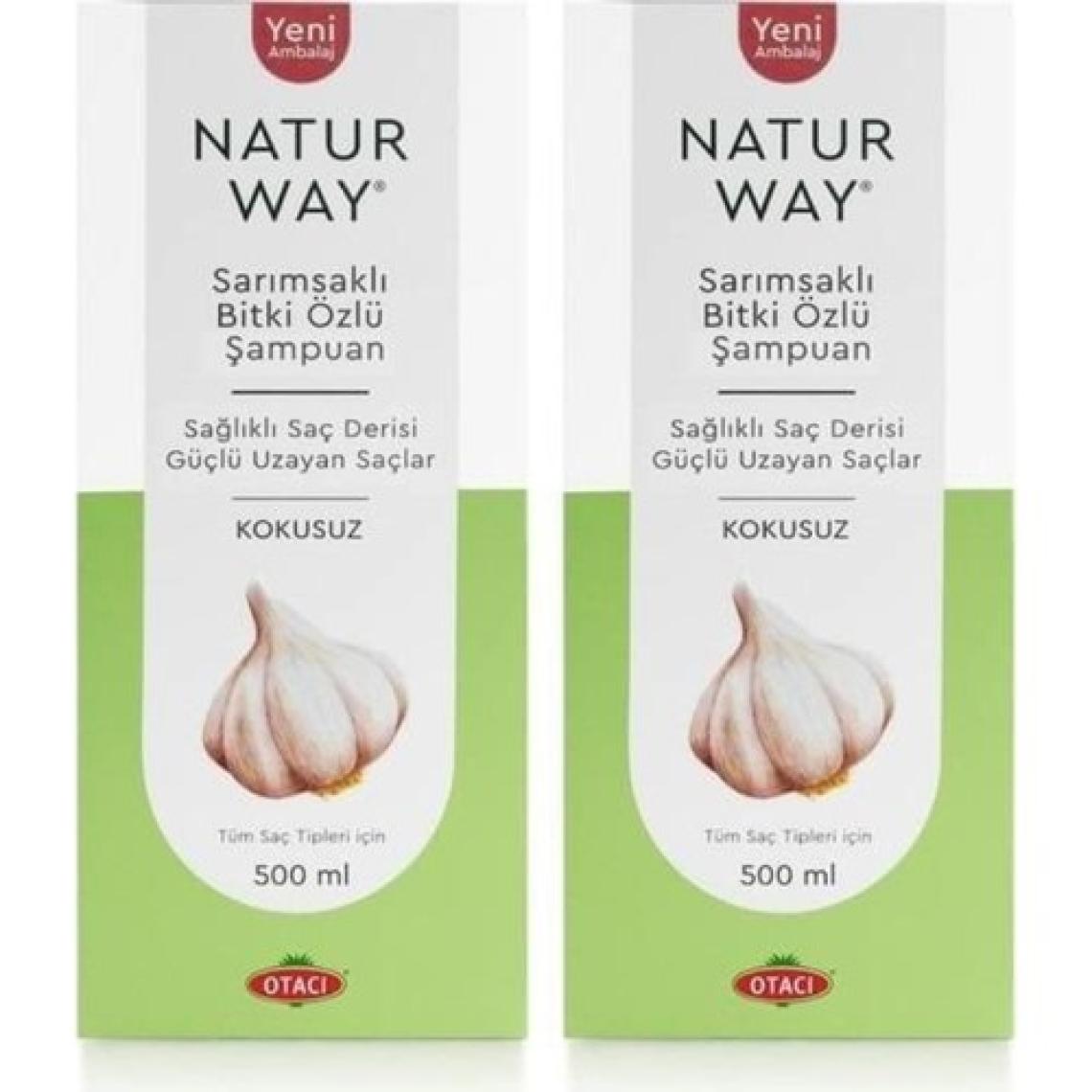 Otacı Naturway Sarımsaklı Şampuan Kokusuz 500 Ml 2 Adet
