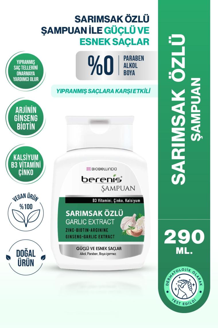 BioBellinda Berenis Sarımsak Özlü Şampuan 290 ml