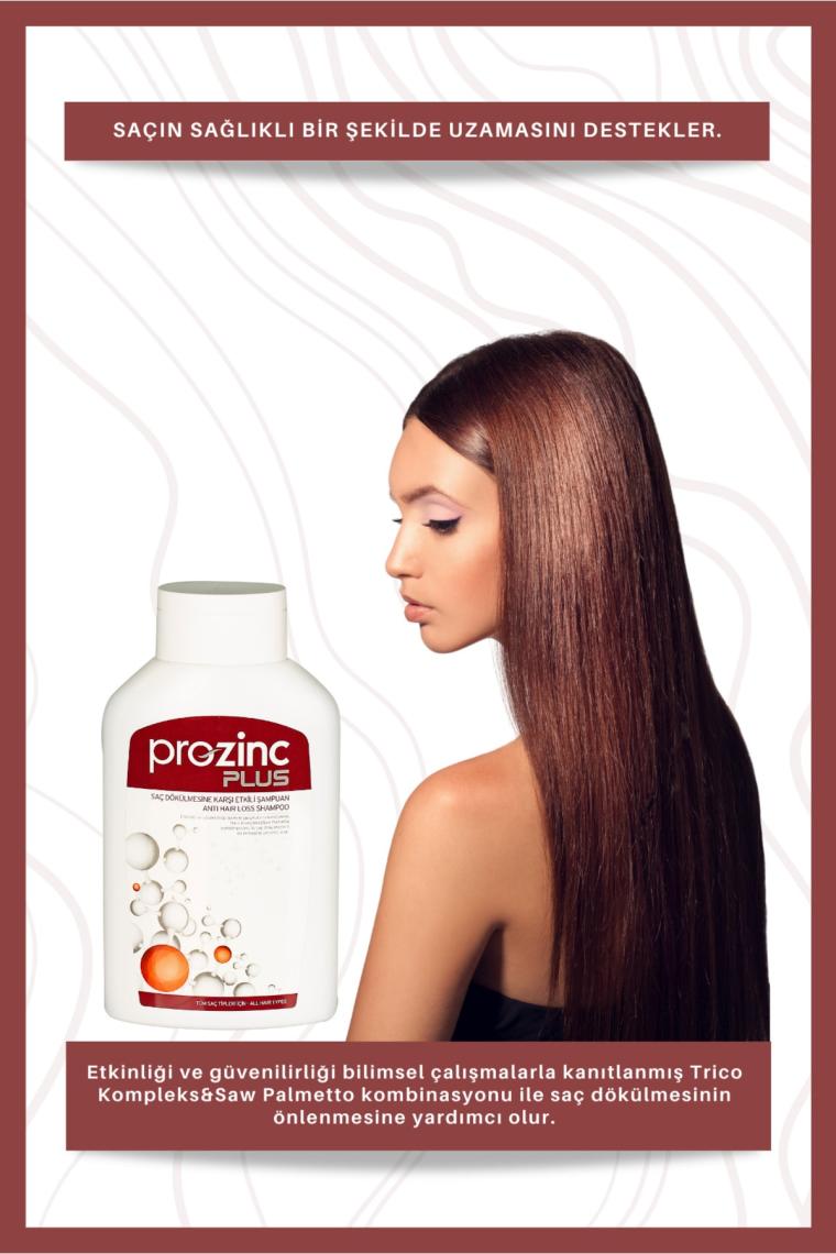 ProZinc Plus Saç Dökülmesine Karşı Etkili 300 ml 3 Al 2 Öde Şampuan