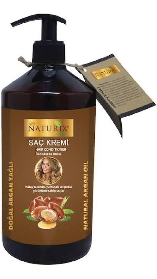 Naturix Tüm Saç Tipleri Için Doğal Argan Yağlı Saç Bakım Şampuanı 600 ml