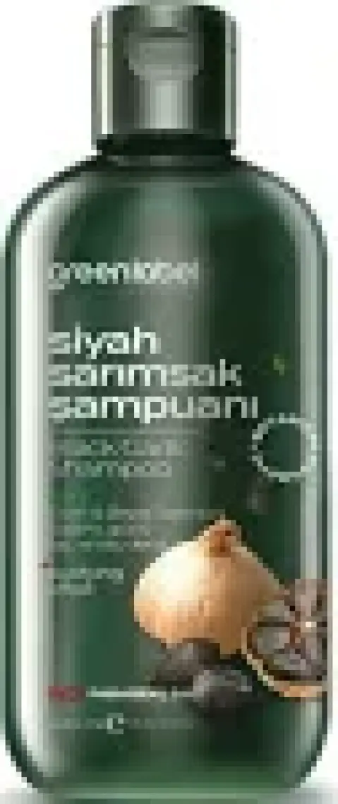 Green Label Siyah Sarımsak Özlü Parabensiz Tuzsuz Dökülme Ve Kepek Karşıtı Şampuan 400ml