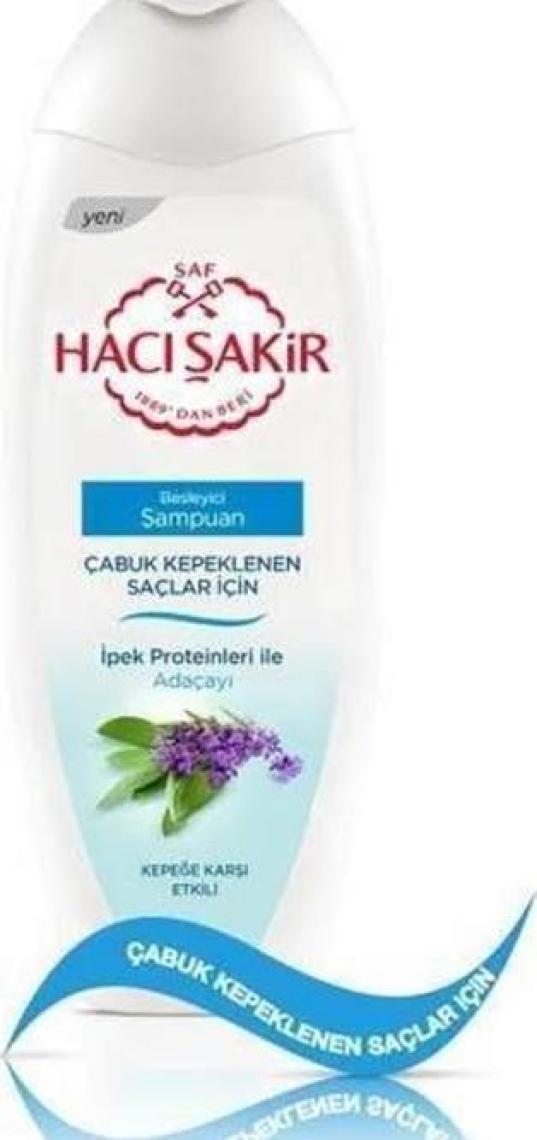 Hacı Şakir Şampuan Adaçayı-Kepek 500 ml