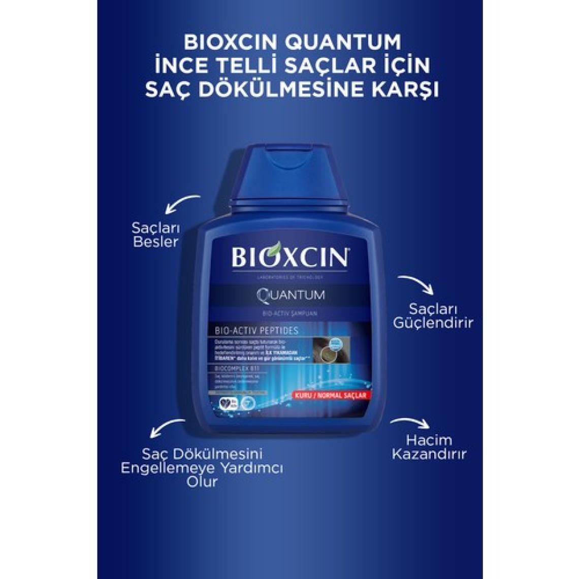 Bioxcin Quantum Kuru ve Normal Saçlar 300 ml 3 Al 2 Öde Şampuan