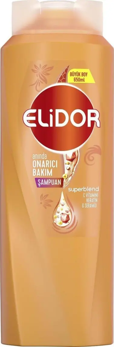 Elidor Superblend Saç Bakım Şampuanı Anında Onarıcı Bakım Vitamin C Ceramides Keratin 650 ml