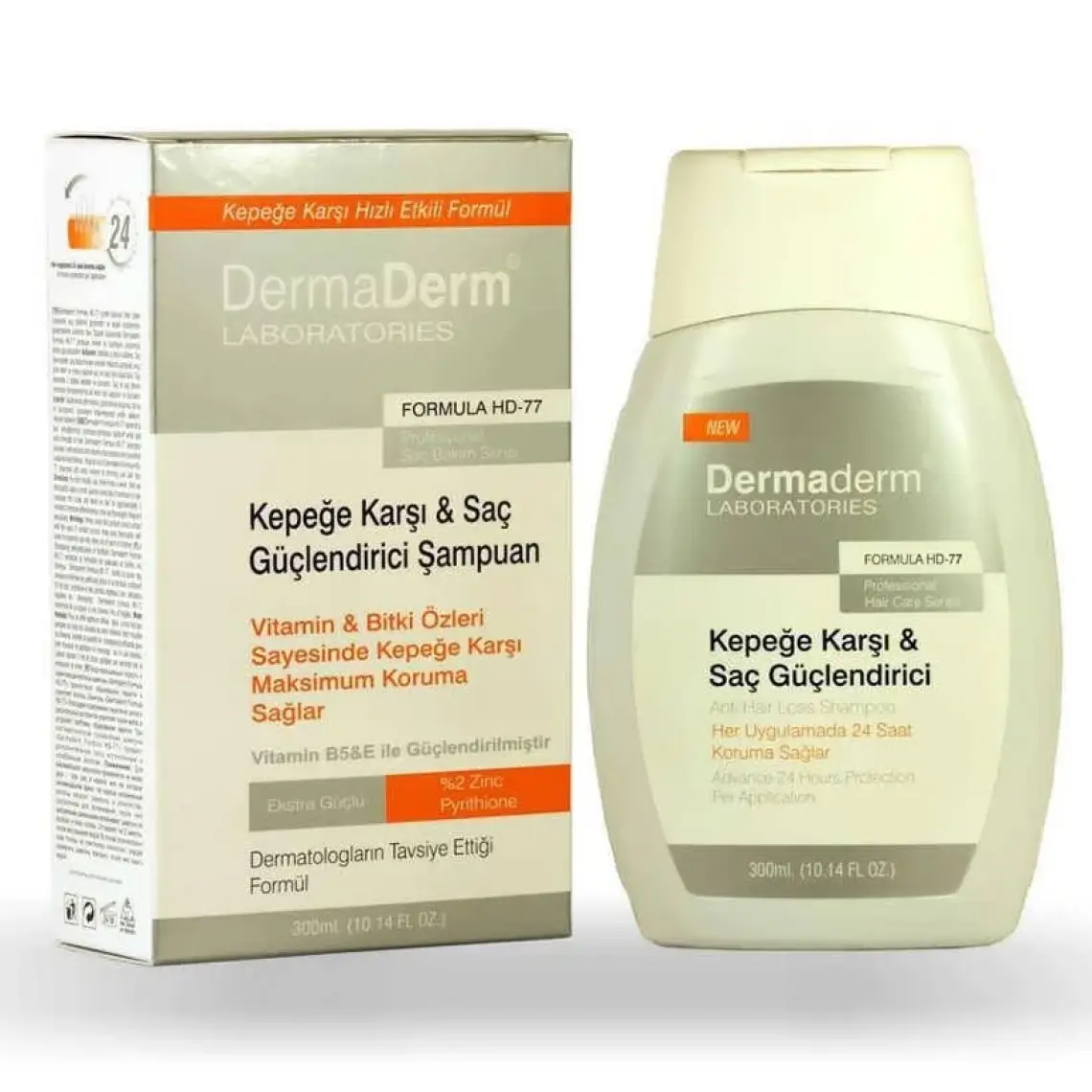 Dermaderm Formula HD-77 Kepek Önleyici Saç Güçlendirici Şampuan 300 Ml