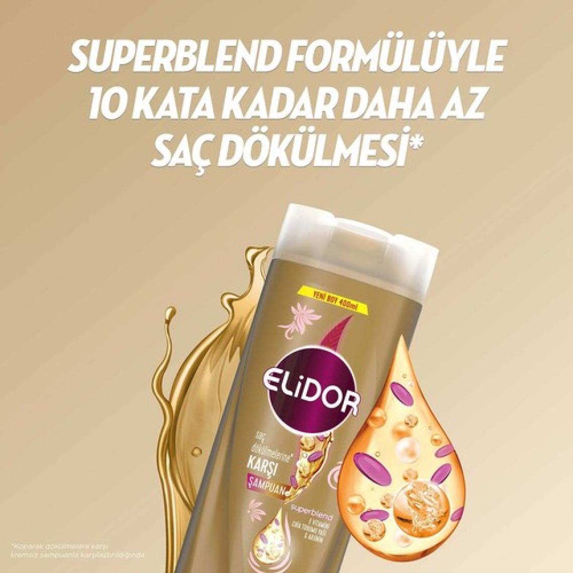 Elidor Superblend Saç Dökülmesine Karşı Şampuan 400 ml